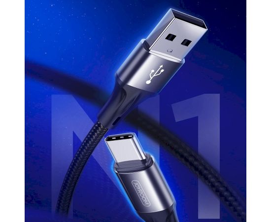 Joyroom USB - USB Type C cable 3 A 1,5 m black (S-1530N1)