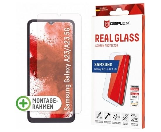 Samsung Galaxy A23 5G Real 2D Glass By Displex Transparent