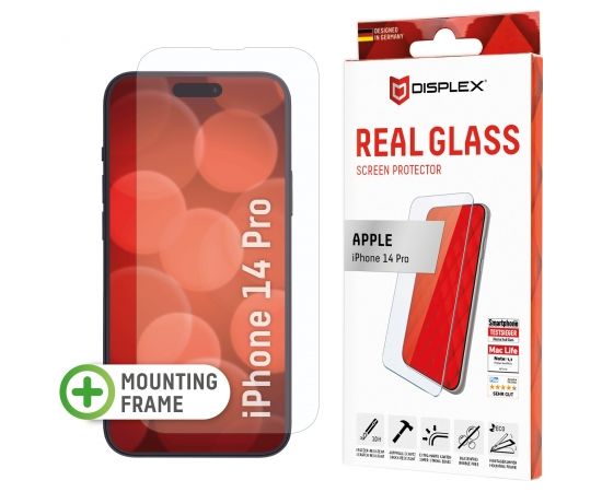 Apple iPhone 14 Pro Real 2D Screen Glass By Displex Transparent