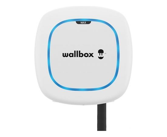 Wallbox Pulsar Max Electric Vehicle charge, 5 meter cable Type 2, 22kW, OCPP + DC, White