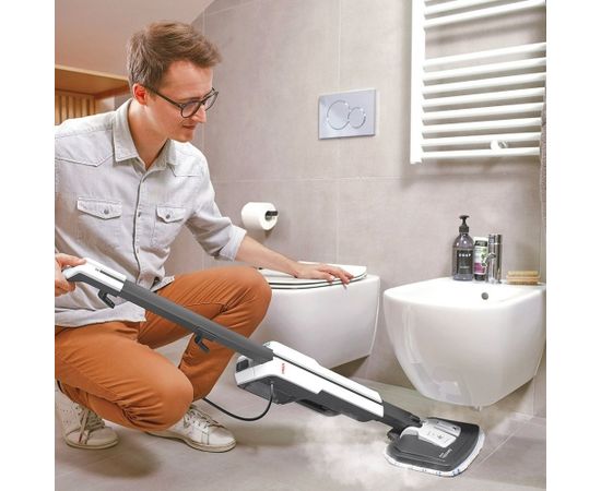 Polti Steam mop with integrated portable cleaner PTEU0307 Vaporetto SV660 Style 2-in-1 Power 1500 W, Water tank capacity 0.5 L, Grey/White