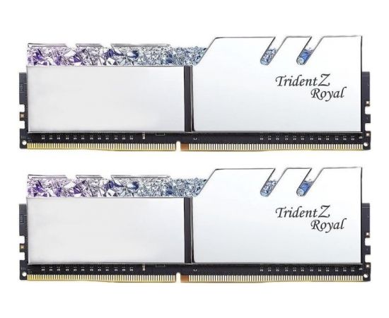 G.Skill DDR4 - 32 GB -3600 - CL - 18 - Dual kit, Trident Z Royal (silver, F4-3600C18D-32GTRS)