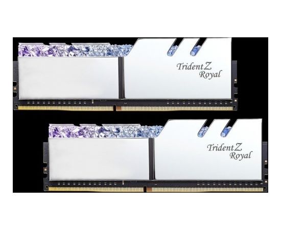 G.Skill DDR4 - 32 GB -3600 - CL - 18 - Dual kit, Trident Z Royal (silver, F4-3600C18D-32GTRS)