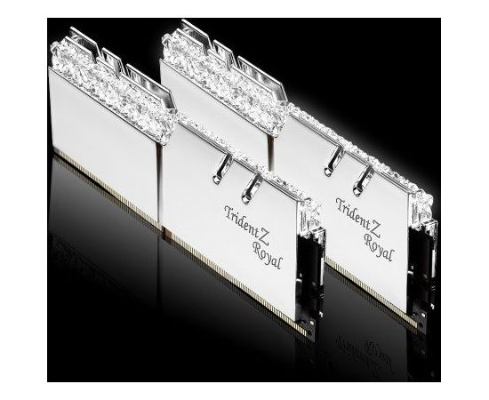 G.Skill DDR4 - 32 GB -3600 - CL - 18 - Dual kit, Trident Z Royal (silver, F4-3600C18D-32GTRS)