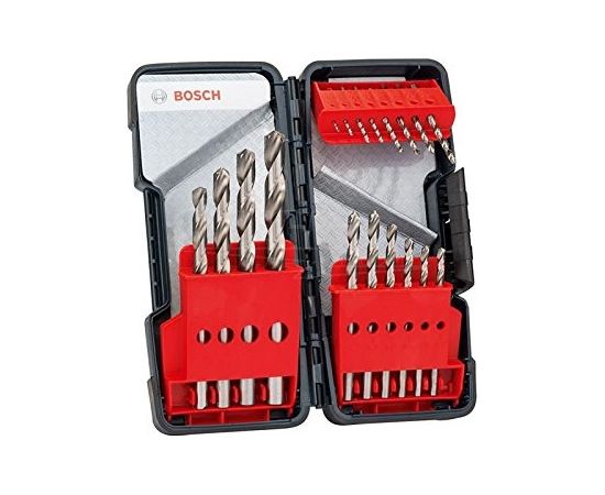 Bosch HSS twist drill set PointTeQ - 135 - 18 pieces