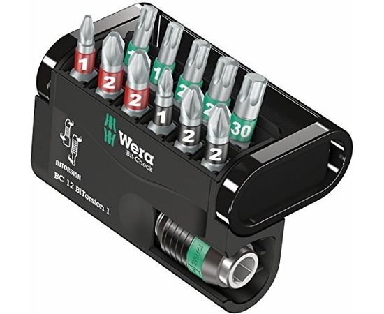 Wera bit-Check 12 BiTorsion 1 bit set - 12-pieces - 05057420001