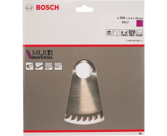 Bosch Circular Saw Blade Standardf.Multi190mm