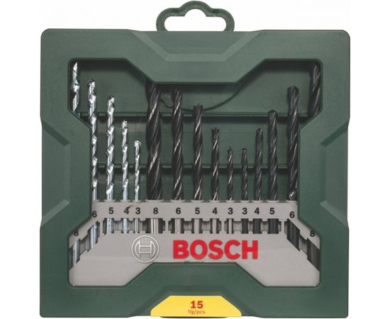 Bosch Mini X-Line drill set - 15 parts