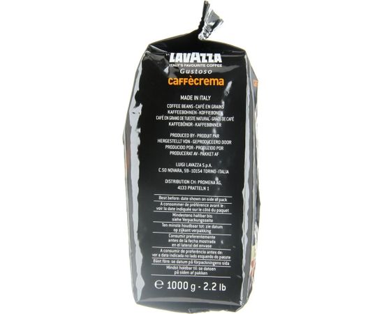 Lavazza Coffee beans mixture Cafe Crema Gustoso 1kg