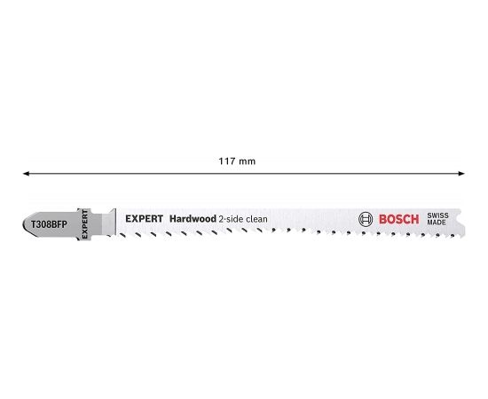 Bosch Expert Jigsaw Blade T 308 BFP Hardwood 2-side clean (5 pieces)