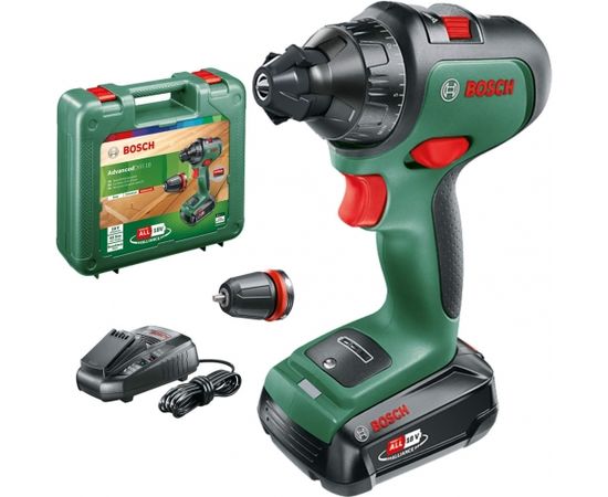 Bosch Cordless Drill AdvancedDrill 18 (green/black, Li-Ion battery 2.5Ah, case)