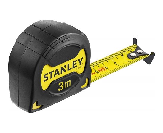 Stanley tape measure grip, 3 meters (black/yellow, 19mm)