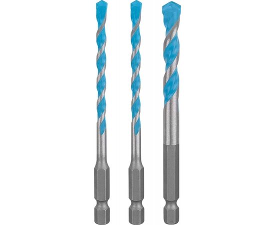 Bosch Expert HEX-9 MultiConstruction drill set, 3 pieces (O 5 / 6 / 8mm)