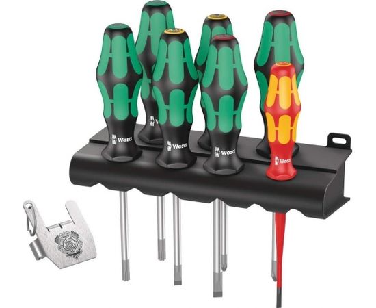 Wera Kraftform / 7 Heavy Metal 1 - 7 pieces + rack + Tool Rebel bottle opener