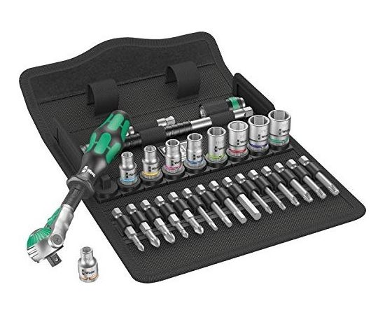 Wera 8100 SA 9 Zyklop Speed ??ratchet set - 1/4  drive, imperial