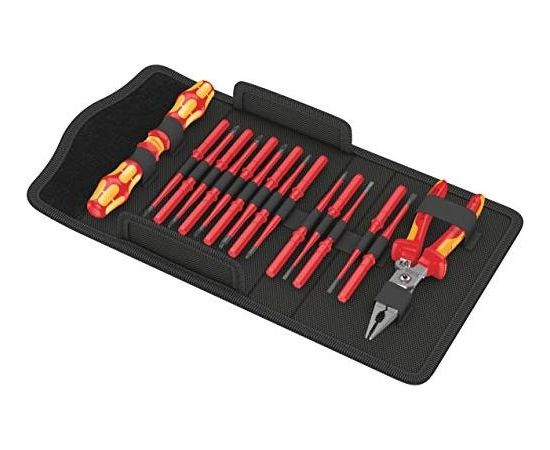 Wera Kraftf.-Kompakt VDE 17 extra slim 1 - Screwdriver set with interchangeable blades