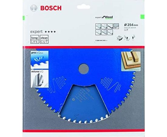 Bosch circular saw blade EX WO T 254x30-54 - 2608644342