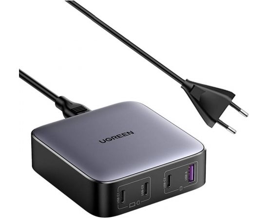 UGREEN CD328 Nexode charger, 3x USB-C, USB-A, GaN, 100W (black)