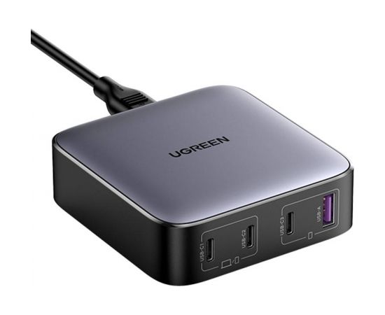 UGREEN CD328 Nexode charger, 3x USB-C, USB-A, GaN, 100W (black)