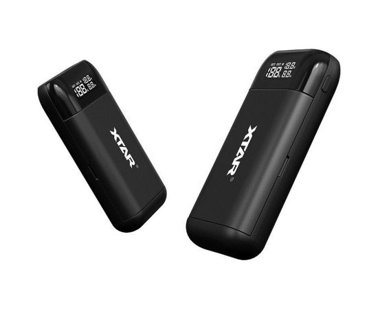 XTAR PB2S black battery charger / power bank to Li-ion 18650 / 20700 / 21700