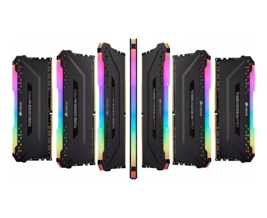 Corsair DDR4 -16 GB -3600 - CL - 18 - single, RAM (black, CMW16GX4M1Z3600C18, Vengeance RGB PRO, optimized for AMD)