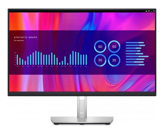 Dell USB-C Hub Monitor P2423DE 23.8 ", IPS, QHD, 2560x1440, 16:9, 5 ms, 300 cd/m², Black, 60 Hz, HDMI ports quantity 1