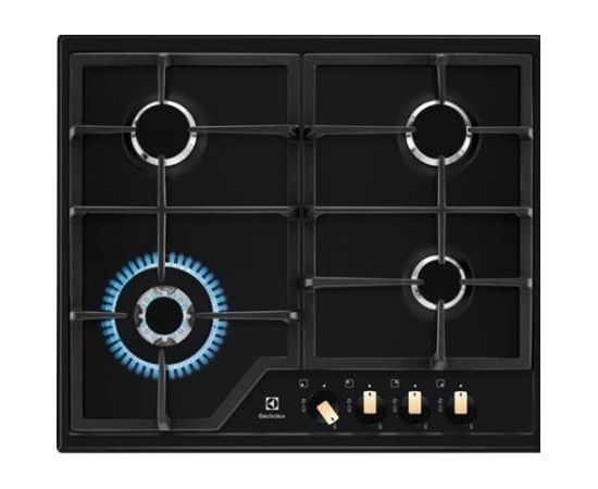 Electrolux EGS6436RK Gāzes virsma Black