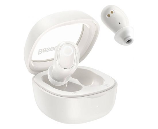 Wireless headphones Baseus Bowie WM02 TWS, Bluetooth 5.0 (white)