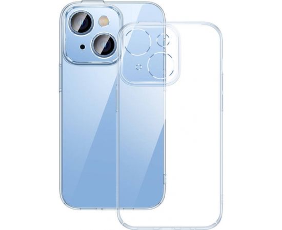 Baseus Crystal Transparent Case and Tempered Glass set for iPhone 14