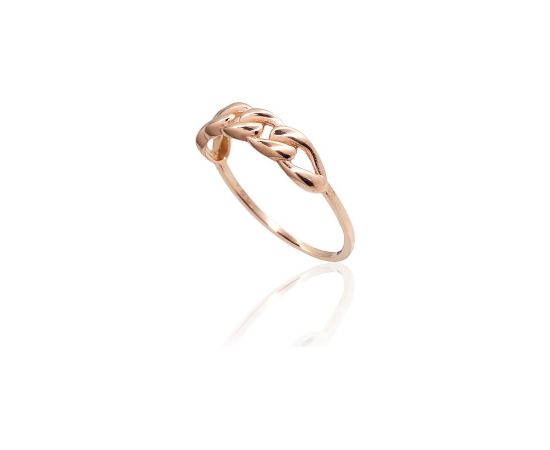 Золотое кольцо #1100994(Au-R), Красное Золото 585°, Размер: 16.5, 1.32 гр.
