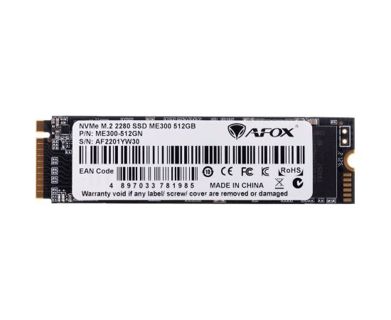 AFOX SSD M.2 PCI-EX4 1000GB TLC 1,7 GB/S NVME