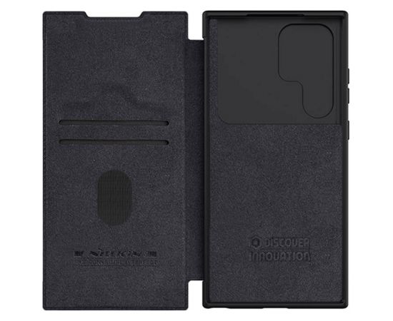 Nillkin Qin Leather Pro case for SAMSUNG S23 Ultra (black)