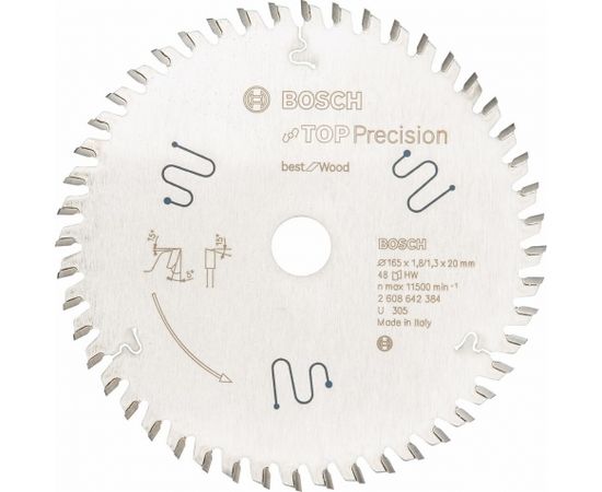 Bosch Circular Saw Blade Top Precision 165x20