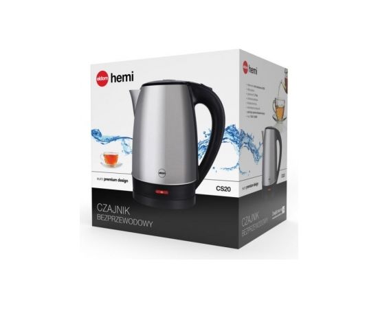 ELDOM HEMI steel kettle, 1500 W, capacity 1.7L, hob