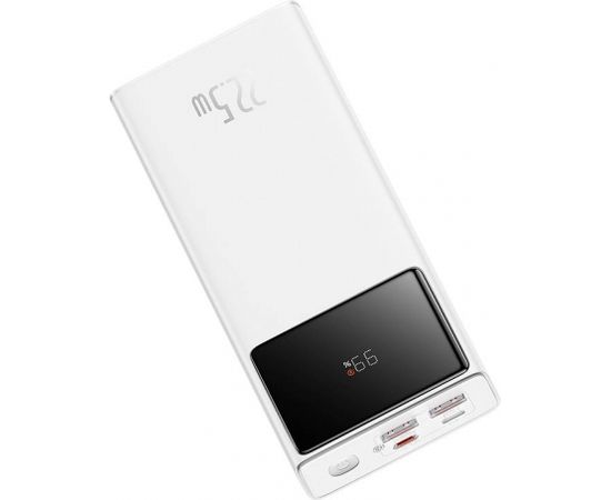 Powerbank Baseus Star-Lord 20000mAh, 2xUSB, USB-C, 22.5W (white)