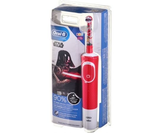 Braun ORAL-B Vitality D100 KIDS Star Wars Electric toothbrush Red