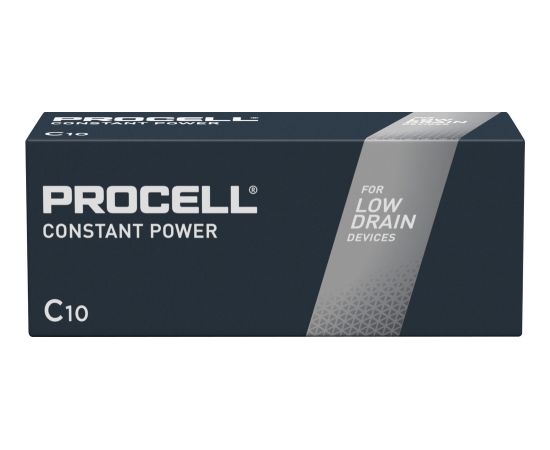 Duracell Procell Alkaline Constant Power C, 1.5V, battery (10 pieces, LR14)