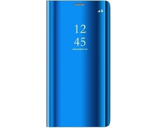 Mocco Clear View Cover Case Grāmatveida Maks Telefonam Samsung Galaxy A22 4G Zils