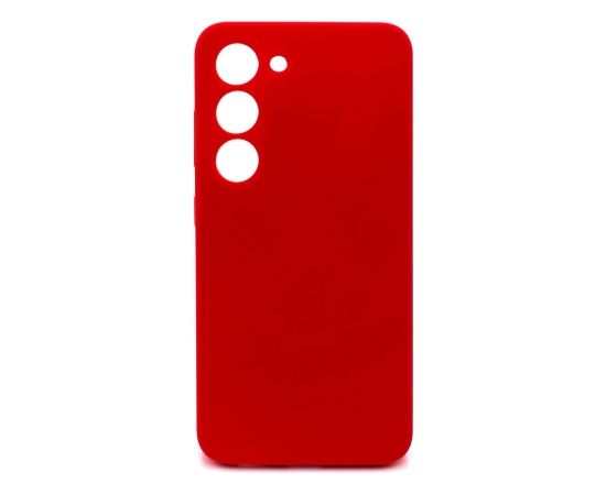 Evelatus  
       Samsung  
       Galaxy S23 Premium mix solid Soft Touch Silicone Case 
     Red