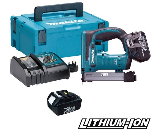 Skavotājs Makita DST221RFJ; 18 V; 2x3,0 Ah akum.