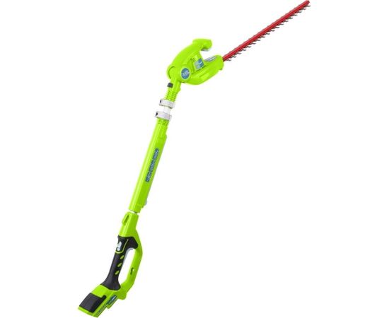 Teleskopiskas dzīvžoga šķēres Greenworks G24PH51K2; 24 V; 1x2,0 Ah; 51 cm garuma