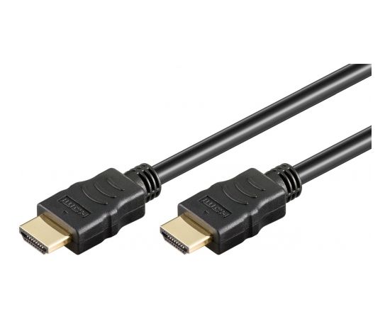 Goobay High Speed HDMI Cable with Ethernet 	61163 Black, HDMI to HDMI, 10 m