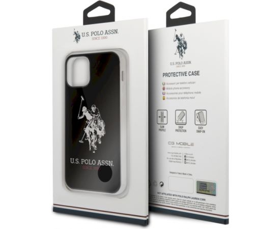 3MK U.S. Polo USHCP12STPUHRBK Big Horse Cover Чехол для Apple iPhone 12 Mini Черный