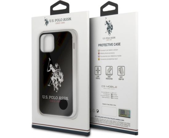 3MK U.S. Polo USHCP12LTPUHRBK Big Horse Cover Чехол для Apple iPhone 12 Pro Max Черный