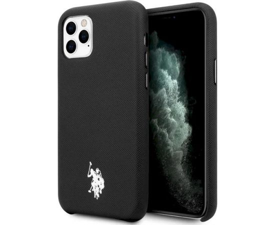 3MK U.S Polo USHCN65PUBK Wrapped Cover Чехол для Apple iPhone 11 Pro Max Черный