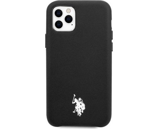 3MK U.S Polo USHCN65PUBK Wrapped Cover Чехол для Apple iPhone 11 Pro Max Черный