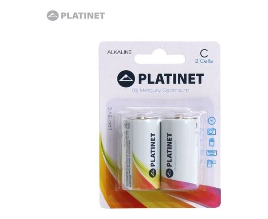 Platinet C 2 LR14 1.5V Alkaline Батарейки (2шт.) (EU Blister)