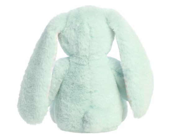 AURORA Rainbow Gingham Bunnies Plīša piparmētru zaļš  trusis, 18 cm