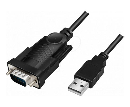 LOGILINK AU0048A USB 2.0 cable USB-A/M to DB9/M serial 1.5m Win11