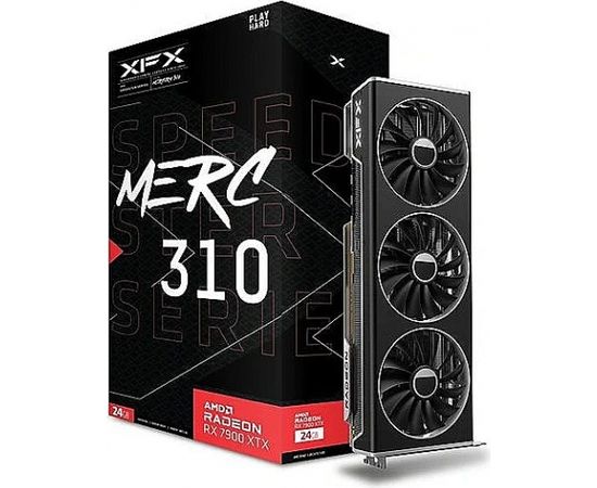 XFX SPEEDSTER MERC 310 AMD Radeon RX 7900 XTX Black Edition 24GB GDDR6 384-bit